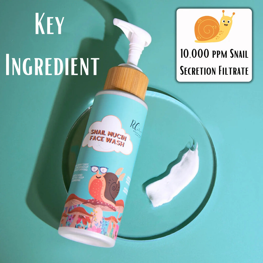 Snail Mucin Face Wash Rosie Claire Cosmetics