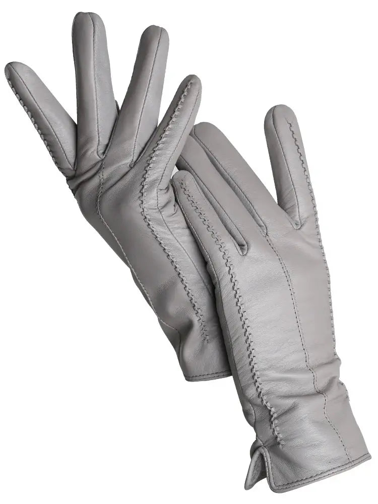 Women's Sheepskin Gloves Winter Warm Plus Velvet Short Thin Touch Screen Driving Color Women's Leather Gloves Good Quality -2226 Goodlifetree