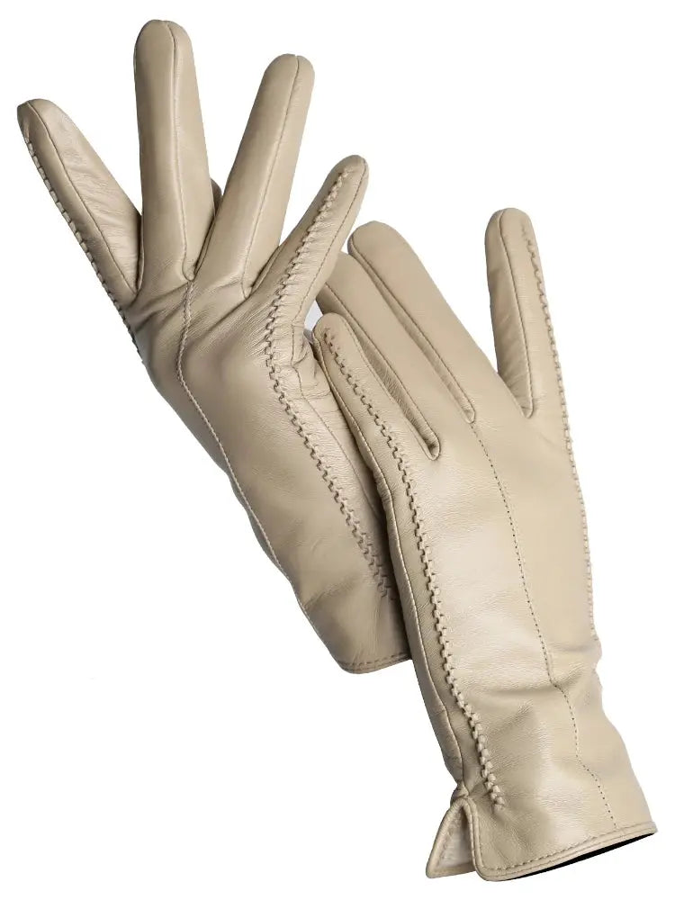 Women's Sheepskin Gloves Winter Warm Plus Velvet Short Thin Touch Screen Driving Color Women's Leather Gloves Good Quality -2226 Goodlifetree