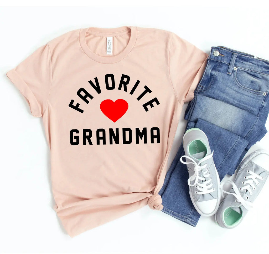 Favorite Grandma T-shirt DC-Printliss